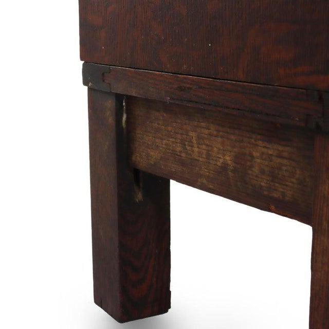 Arts & Crafts Lundstrom Quarter Sawn Oak Stack Barrister Bookcase C1910 For Sale - Image 14 of 15
