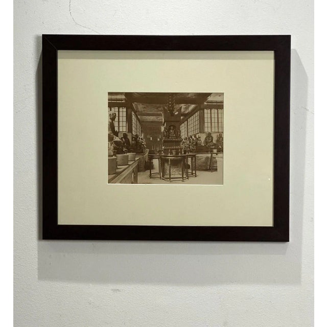 19th Century Antique Photograph of an Interior of a Temple For Sale - Image 5 of 5