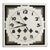 1930s Square Art Deco Ceramic Tile Wall Clock For Sale