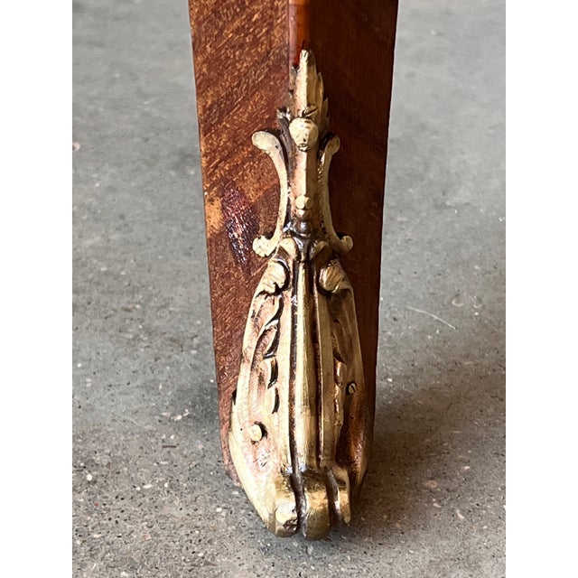 French French Louis XV Style Fine Kingwood and Marquetry Ormolu Mounted Bombe Commode For Sale - Image 3 of 11