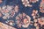 Persian Antique Zabihi Collection Navy Blue Persian Sarouk Rug - 8'9" x 10'11" For Sale - Image 3 of 12