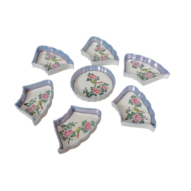 Mid 20th Century Mid 20th Century Japanese Kiri-Mon Porcelain Lusterware Serving Dishes For Sale - Image 5 of 12