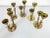 Scandinavian Brass Candlesticks by Gunnar Ander for Ystad Metall, Sweden, 1960s, Set of 10 For Sale - Image 10 of 14