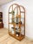 Danish MCM Bentwood Display Shelf Glass Shelves Vintage Etagere Bookcase For Sale - Image 10 of 13