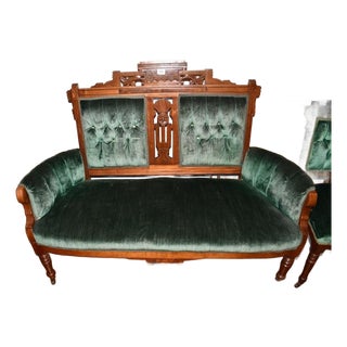 Antique Eastlake Victorian Loveseat For Sale