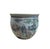 This large, famille rose porcelain fish bowl features an expansive narrative scene depicting the Eighteen Luohan (Arhats)...