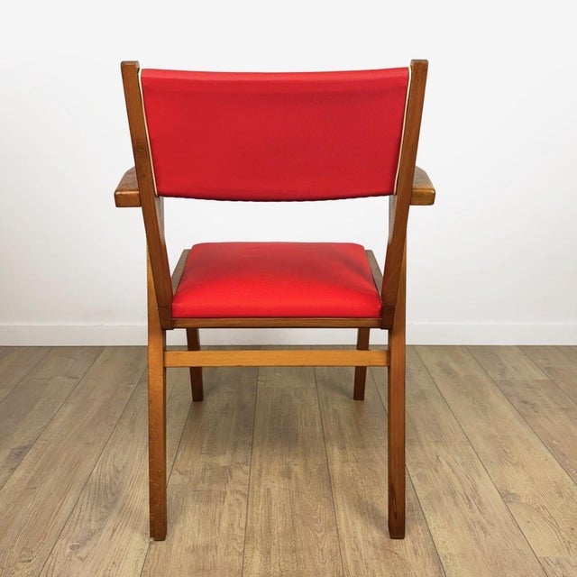 Scandinavian Bridge Chairs, 1950s, Set of 2 For Sale - Image 14 of 18
