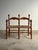 Mid-Century Modern Vintage Sculptural Turned Wood Double Bench With Woven Rope Seat, C. 1950s For Sale - Image 3 of 14