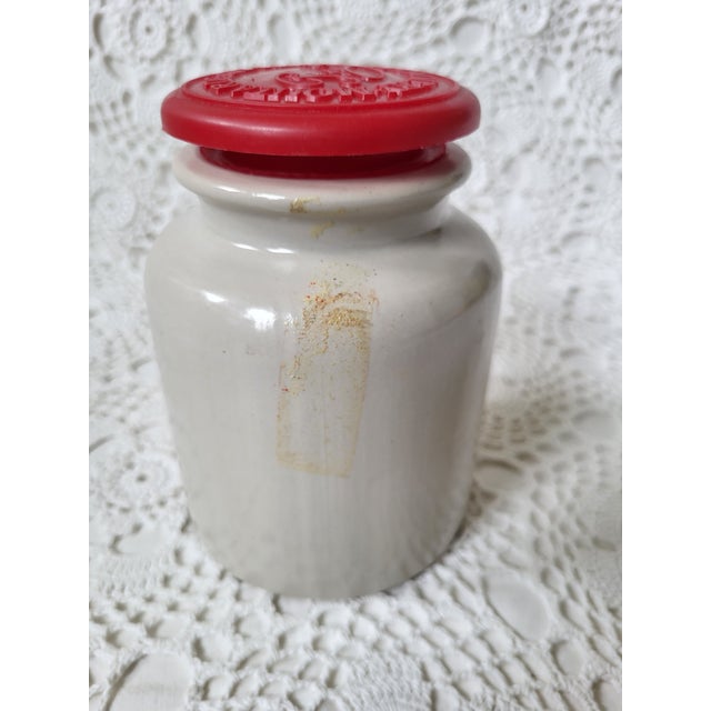Farmhouse Ceramic French Mustard Jar or Crock For Sale - Image 3 of 5