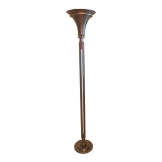 1980s J. Robert Scott & Associates, Inc. Torchiere Floor Lamp. For Sale