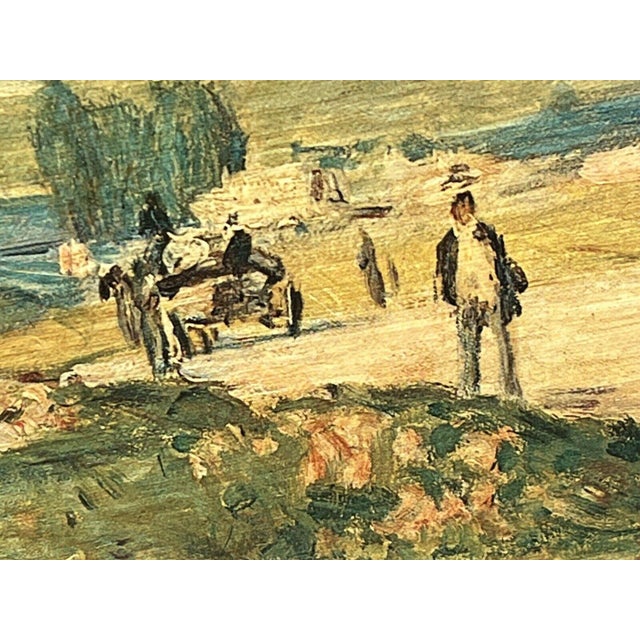 Painting on Canvas in Gilt Frame For Sale - Image 3 of 6