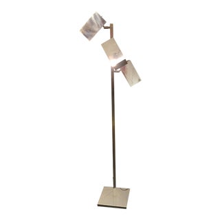 Koch & Lowey Chrome Floor Lamp For Sale
