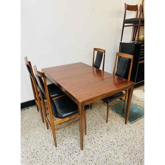 Scandinavian Dining Chairs in Wood and Synthetic Leather, 1960s, Set of 6 For Sale - Image 17 of 18