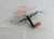 Mid-Century Modern Vintage Chinese Quartz and Jade Flower For Sale - Image 3 of 7