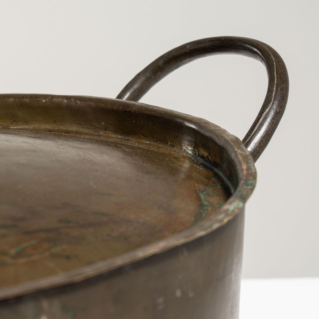 19th Century France Chocolate Metal Serving Piece For Sale - Image 9 of 15