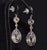 Early 21st Century Certified Natural 4.95Cts vs F Diamond Sapphire 18k Solid Gold Chandelier Earrings, A Pair For Sale - Image 5 of 13
