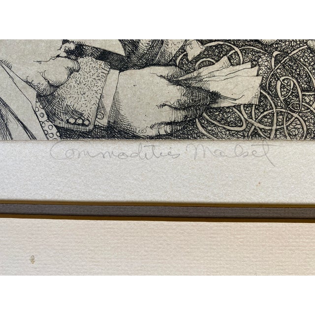 Charles Bragg Commodities Market Signed Original Etching Satire For Sale - Image 11 of 12
