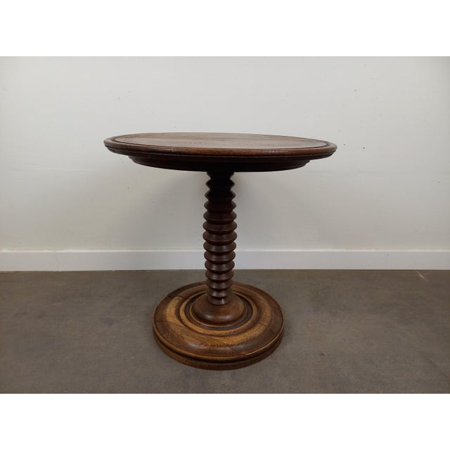 Vintage Brutalist Pedestal Table, 1950s For Sale - Image 14 of 18