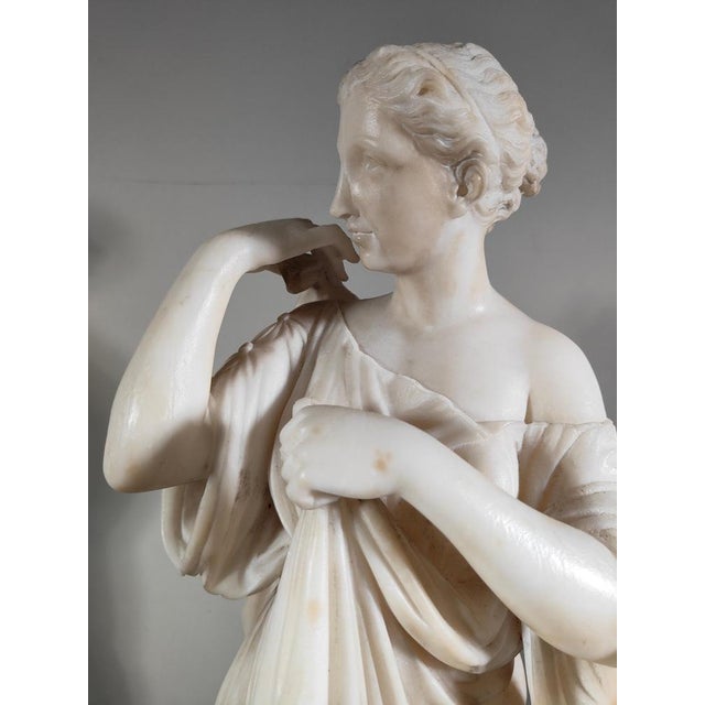 Diana De Gabios, Marble Sculpture, 19th Century For Sale - Image 18 of 18