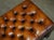 Animal Skin Set of Vintage Hand Dyed Brown Leather Chesterfield Footstools For Sale - Image 7 of 18
