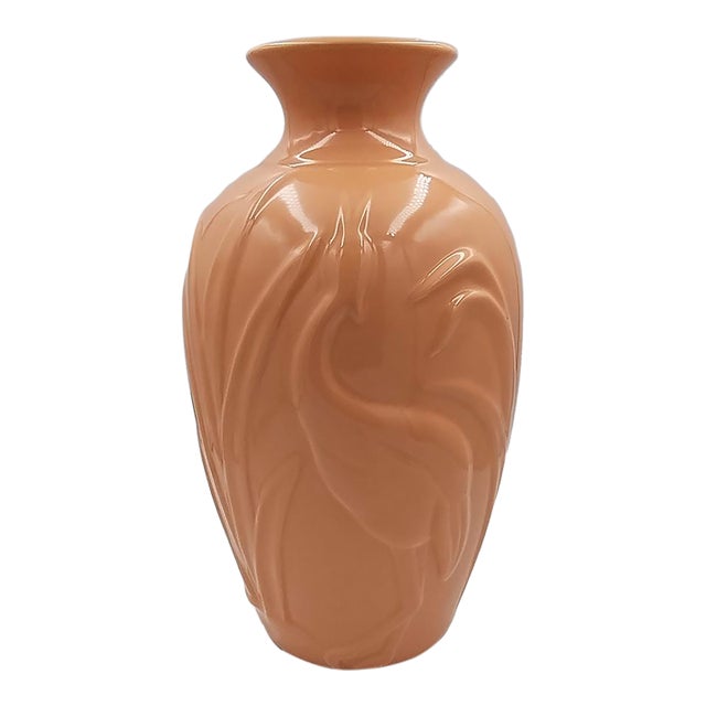 1970s Gorgeous Vase by Haeger in Ceramic. Made in Usa For Sale