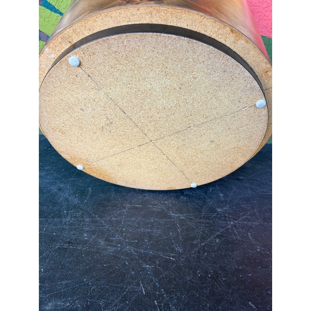 Postmod Faux Burl Accent Table For Sale - Image 4 of 5