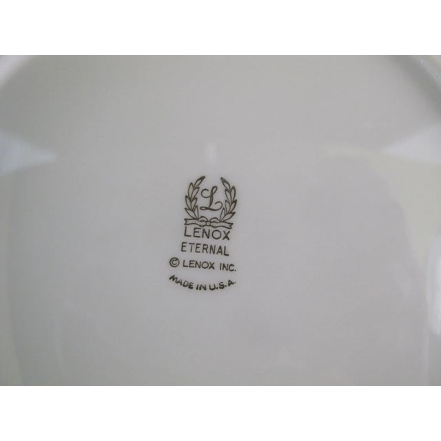 Mid 20th Century Lenox Ecru China Gold Rim Eternal Bread and Butter Plates - Set of 6 For Sale - Image 5 of 6