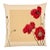 Poppies Cushion With Feather Filler - 33x33cm (13"x13") For Sale