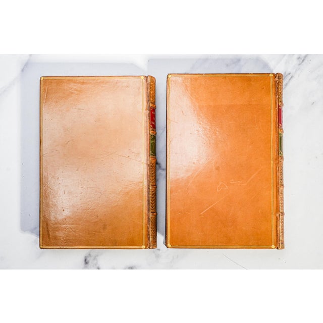 Nice 2 Volume the Life and Death of John Barneveld Advocate of Holland John Motely Full Leather Ornate Antique Books Home Office Decor For Sale - Image 9 of 9