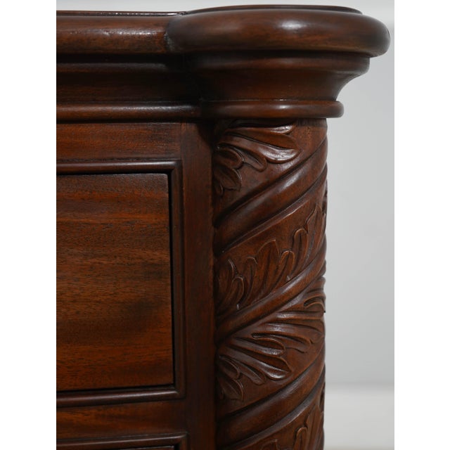Brown Pair of Stickley Antiquities 3 Drawer Nightstands For Sale - Image 8 of 18