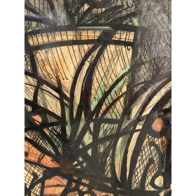 Bernard Buffet, Portrait, 1950, Artwork on Paper For Sale - Image 6 of 10