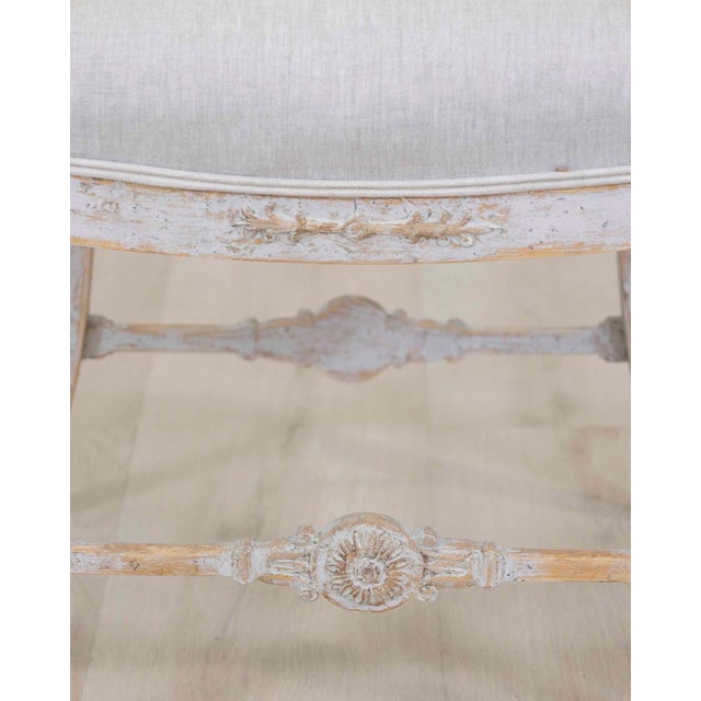 Swedish 19th Century Gustavian Stool For Sale In Atlanta - Image 6 of 8