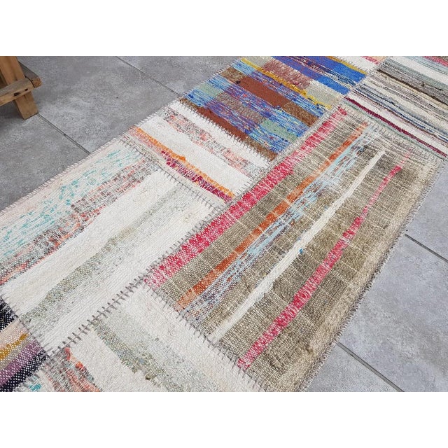 1960s Vintage Anatolian Wool Runner Rug For Sale - Image 5 of 10