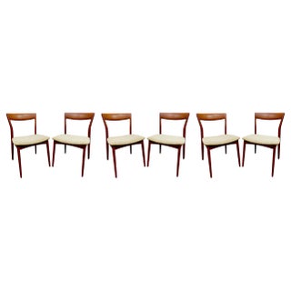 Vintage Dining Chairs by R. Boregaard for Viborg Stolefabrik, 1960s, Set of 6 For Sale