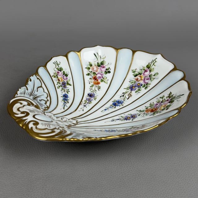 Vintage Limoges Porcelain Centerpiece, 1960 For Sale - Image 3 of 12