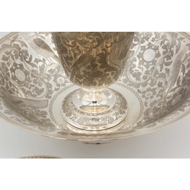 Chiseled Silver Toiletry Set with Lavender, Set of 6 For Sale - Image 4 of 5
