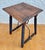 1920s Spanish Side Table with Turned Legs and Iron Stretcher, 1920s For Sale - Image 5 of 11