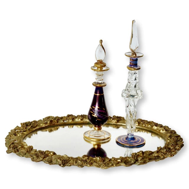 Vanity Perfume Tray W/Scent Bottles, 3 Pcs For Sale - Image 4 of 5