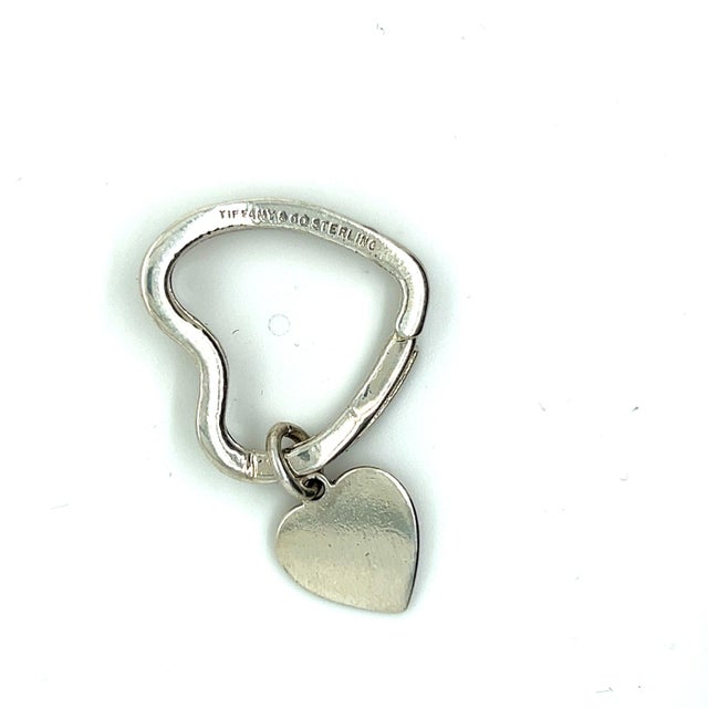 Tiffany & Co Estate Heart Keychain Sterling Silver TIF698 TRUSTED SELLER SINCE 2002 PLEASE SEE OUR HUNDREDS OF POSITIVE...