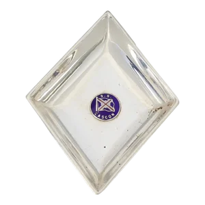 Early 20th Century H. M. S. S. S. Gascon Diamond Shaped Trinket Dish