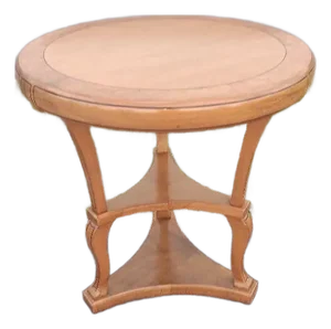 1950's Mid Century Traditional Style Lighter Toned Wood Occasional/ Accent/ Side Table