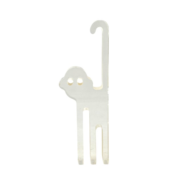 Acrylic Monkey Sculpture by Silvio Russo for Guzzini, Italy, 1970s For Sale - Image 9 of 16