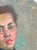 Realism 1960s Original Oil Portrait Painting, Young Girl, Ukrainian Art For Sale - Image 3 of 6