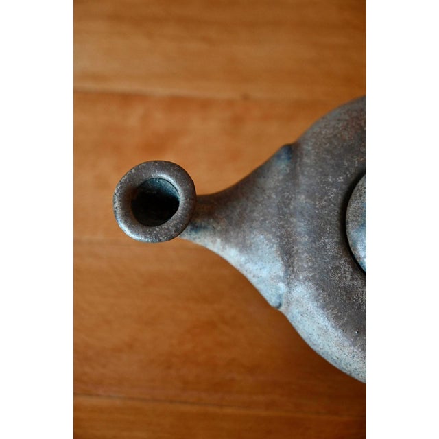 Brutalist Studio Ceramics Stoneware Teapot, 1970s For Sale - Image 9 of 10