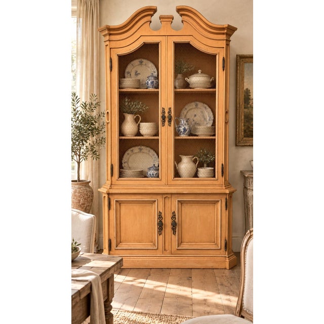 Vintage Heritage “Grand Tour” Painted Buffet À Deux-Corps For Sale - Image 12 of 12