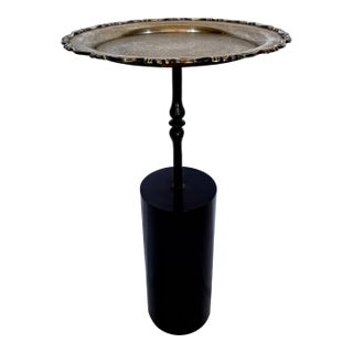 Serving Tray Side Table For Sale