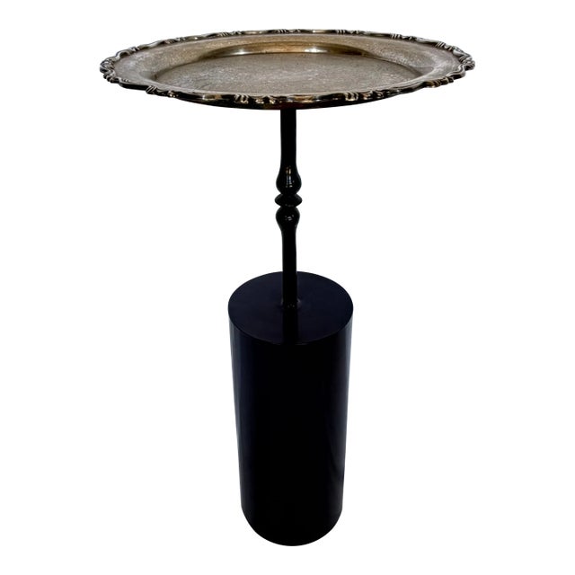 Serving Tray Side Table For Sale