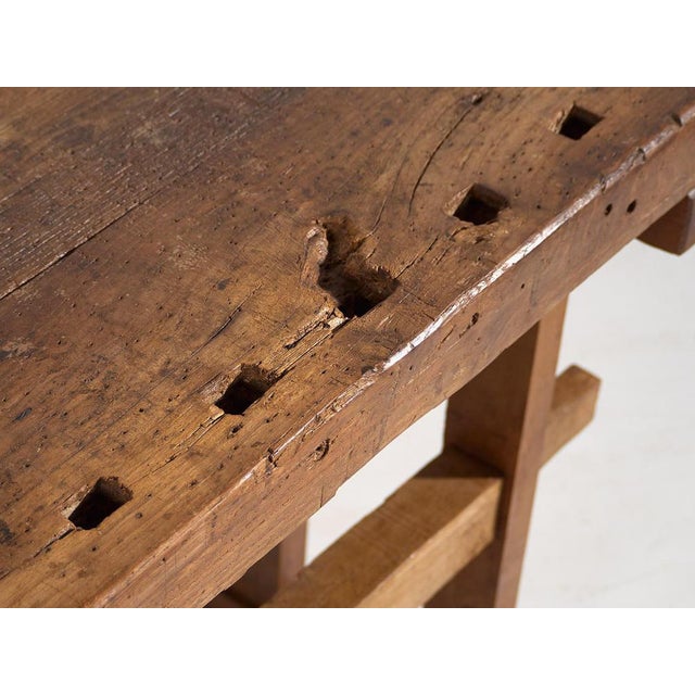 Elm Carpenter's Workbench, 1920s For Sale - Image 17 of 18