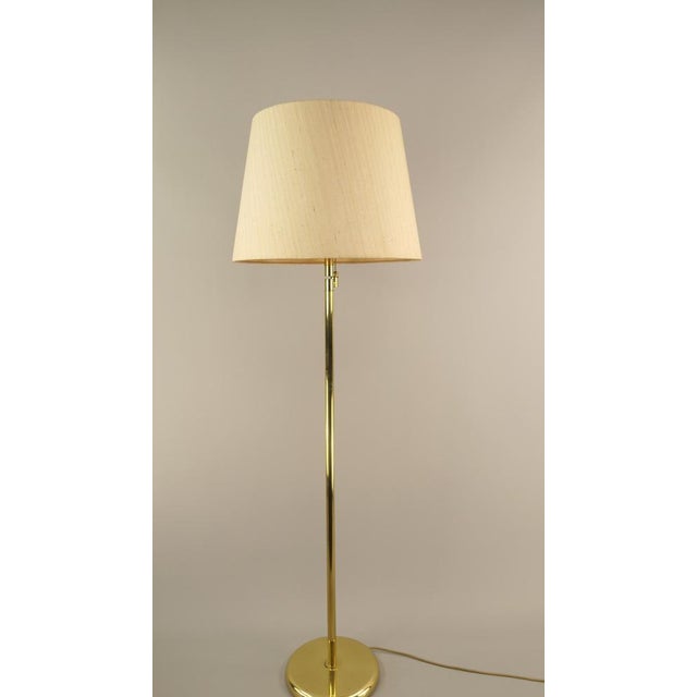 Vintage Brass Floor Lamp with Swivel Arm, Germany, 1970s For Sale - Image 10 of 18