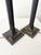 1980s Cast Metal Column Lamps with Reeded Detail, 1980s, Set of 2 For Sale - Image 5 of 8